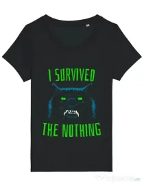 Tricou STANLEY STELLA dama I survived Negru