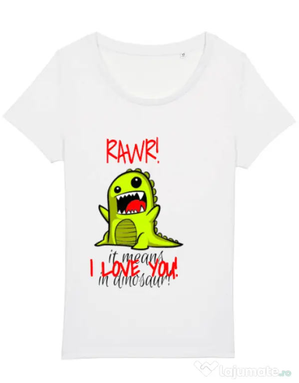 Tricou STANLEY STELLA dama Rawr Alb