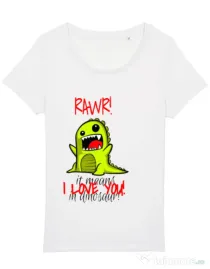 Tricou STANLEY STELLA dama Rawr Alb