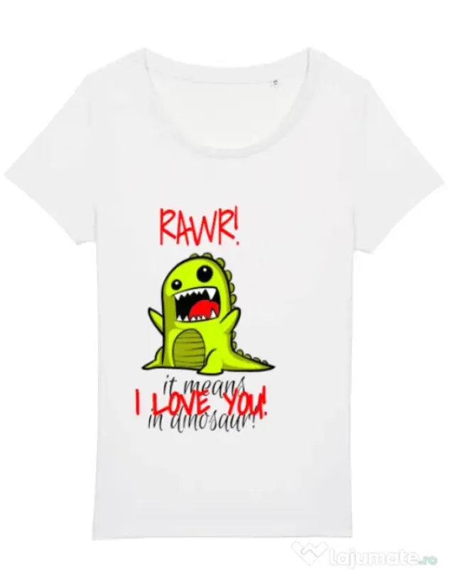 Tricou STANLEY STELLA dama Rawr Alb
