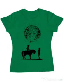 Tricou ADLER dama Din alta lume Verde mediu