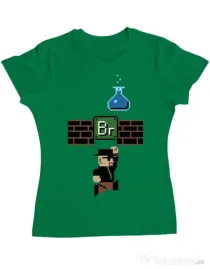Tricou ADLER dama Breaking Mario Verde mediu