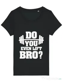 Tricou STANLEY STELLA dama Do you even lift Negru