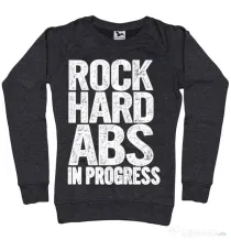 Bluza ADLER dama Rock hard abs Negru melanj
