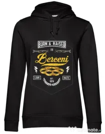 Hoodie dama cu gluga Berceni Negru