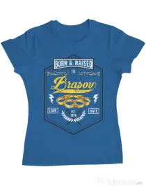 Tricou ADLER dama Brasov Albastru azuriu