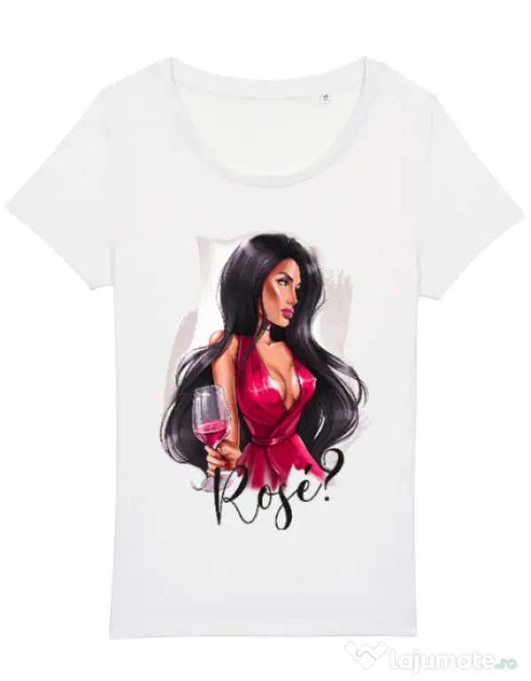 Tricou STANLEY STELLA dama Lady in red Alb