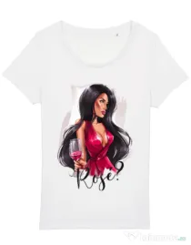 Tricou STANLEY STELLA dama Lady in red Alb