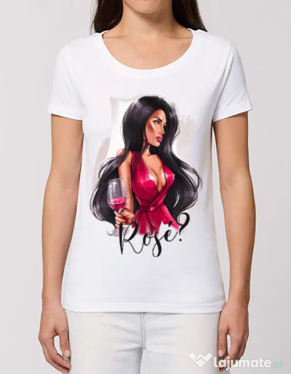 Tricou STANLEY STELLA dama Lady in red Alb