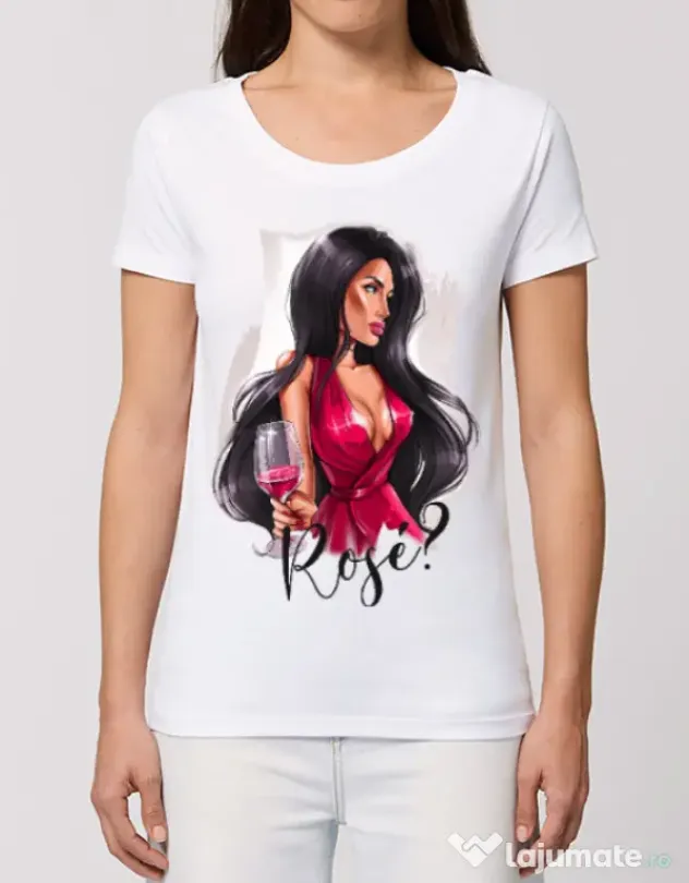Tricou STANLEY STELLA dama Lady in red Alb