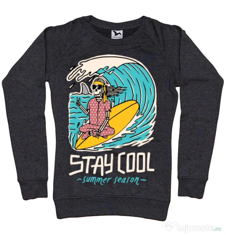 Bluza ADLER dama stay cool Negru melanj