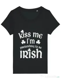 Tricou STANLEY STELLA dama Pretending to be irish Negru
