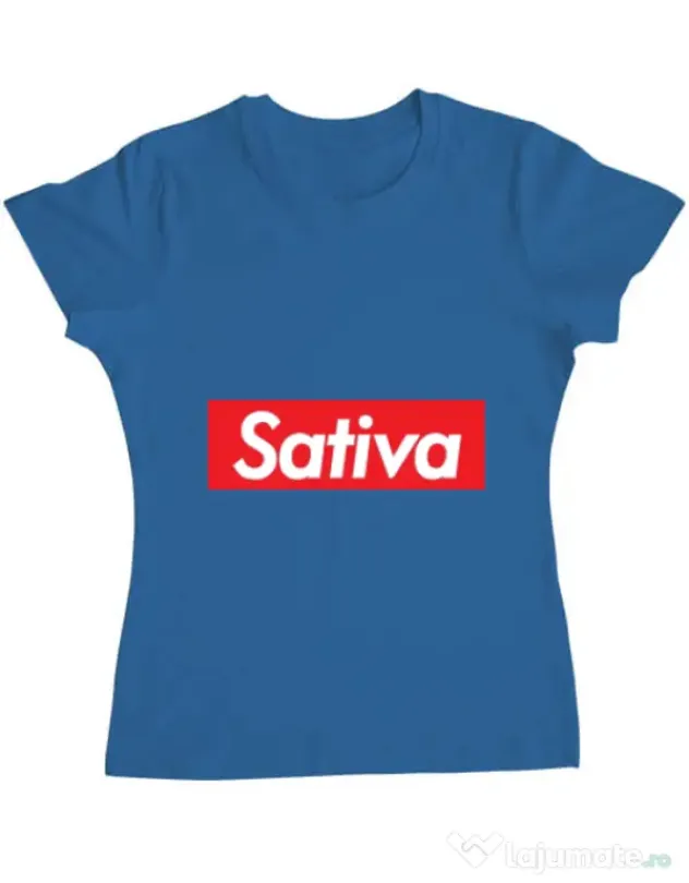 Tricou ADLER dama Sativa Albastru azuriu