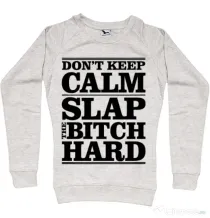 Bluza ADLER dama Slap the bitch Migdala melanj