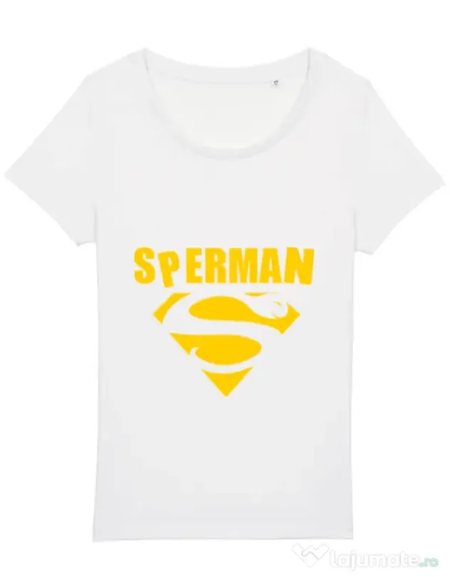 Tricou STANLEY STELLA dama Sperman Alb