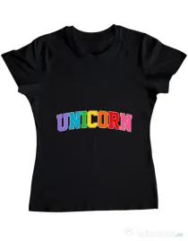 Tricou ADLER dama Unicorn Negru