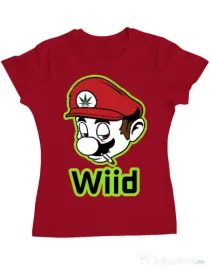 Tricou ADLER dama Wiid Rosu