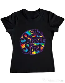 Tricou ADLER dama The sweet spot Negru