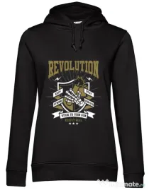 Hoodie dama cu gluga Revolution Negru