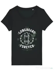 Tricou STANLEY STELLA dama Long Board Forever Negru