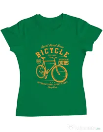 Tricou ADLER dama Bicycle Verde mediu