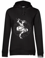 Hoodie dama cu gluga Skatetrooper Negru