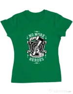 Tricou ADLER dama No More Heroes Verde mediu
