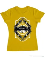 Tricou ADLER dama The Sinner Galben
