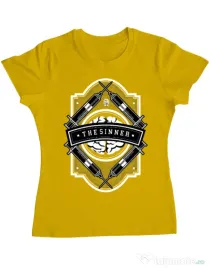 Tricou ADLER dama The Sinner Galben