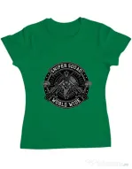 Tricou ADLER dama Sniper Squad Verde mediu