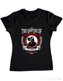 Tricou ADLER dama The Empire of Darkside Negru