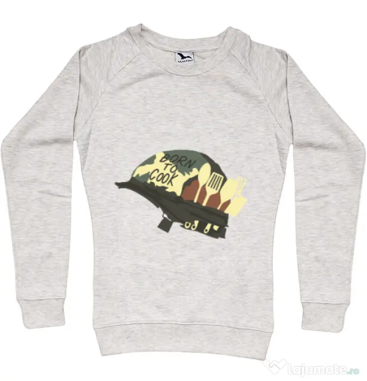 Bluza ADLER dama Born To Cook Migdala melanj