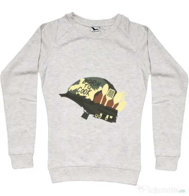 Bluza ADLER dama Born To Cook Migdala melanj