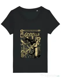 Tricou STANLEY STELLA dama Godzilla Negru