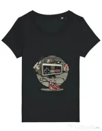 Tricou STANLEY STELLA dama Let's Play Negru