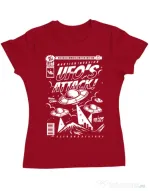 Tricou ADLER dama UFO Rosu