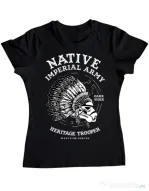 Tricou ADLER dama Native Trooper Negru