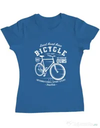 Tricou ADLER dama Bicycle Albastru azuriu