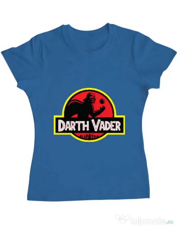 Tricou ADLER dama Darth Vader Albastru azuriu