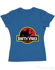 Tricou ADLER dama Darth Vader Albastru azuriu 