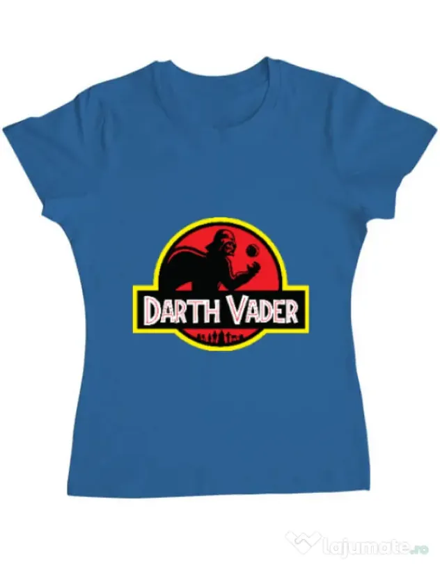 Tricou ADLER dama Darth Vader Albastru azuriu