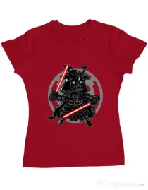 Tricou ADLER dama Darkside Samurai Rosu
