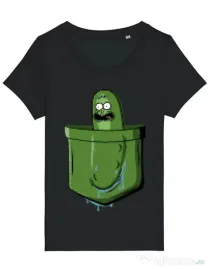 Tricou STANLEY STELLA dama Pocket Pickle Negru