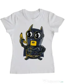 Tricou ADLER dama Bat minion Alb