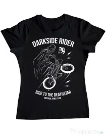 Tricou ADLER dama Darkside rider Negru