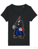 Tricou STANLEY STELLA dama Darth plumber Negru