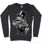 Bluza ADLER dama Gramophone head Negru melanj