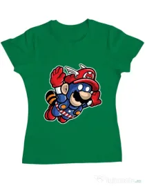 Tricou ADLER dama Captain Mario Verde mediu