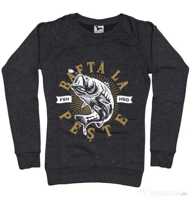 Bluza ADLER dama Bafta la peste Negru melanj