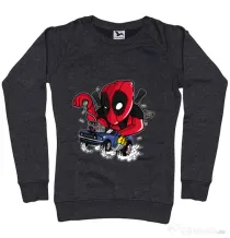 Bluza ADLER dama Deadrace Negru melanj